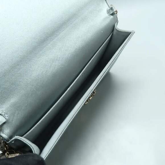 DIOR Blue W/P Cloth Shoulder Bag 1370-013025 - Picture 10 of 12